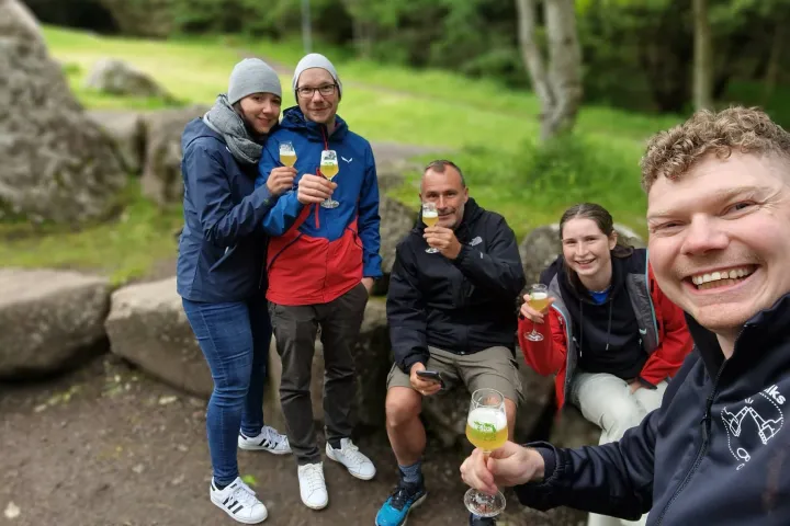 Tasting beer on Faroe Islands BeerWalk