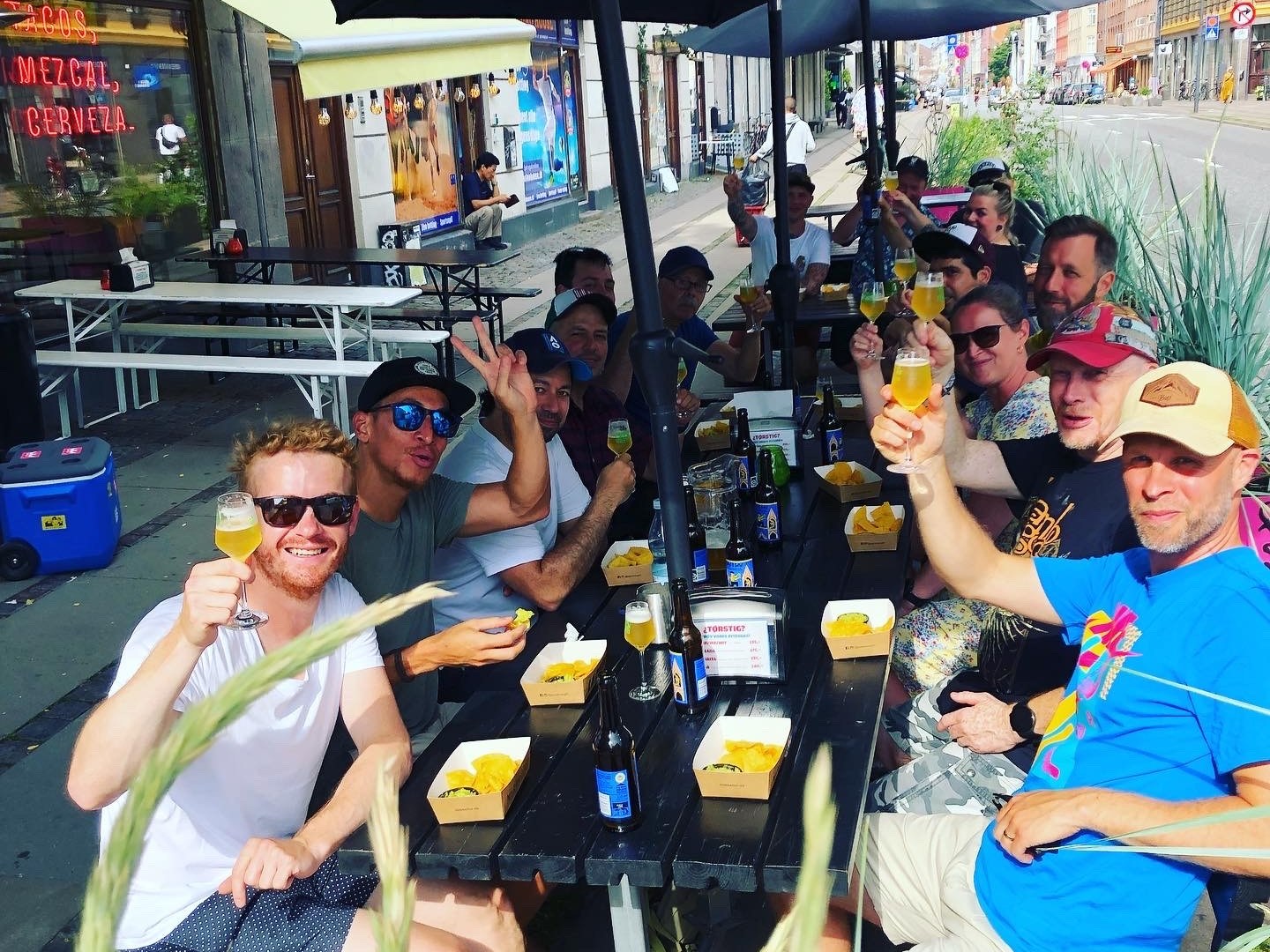 Ramen To Biiru BeerWalks with food